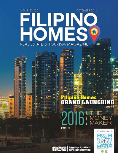Filipino Homes Real Estate & Tourism Magazine Vol 1 ISSUE 5